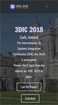 Mobile Screenshot of 3dic-conf.org